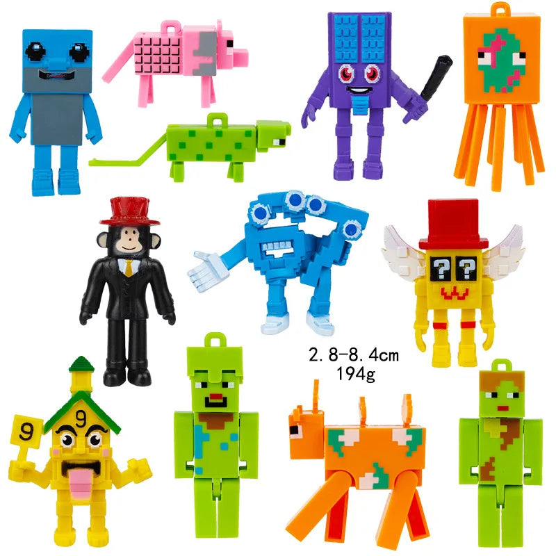 6/8pcs Set  Steal A Brainrot Figures Toys PVC Action Figure Christmats Gifts Toy Italian Brainrot Sahur Model Room Decor Gifts