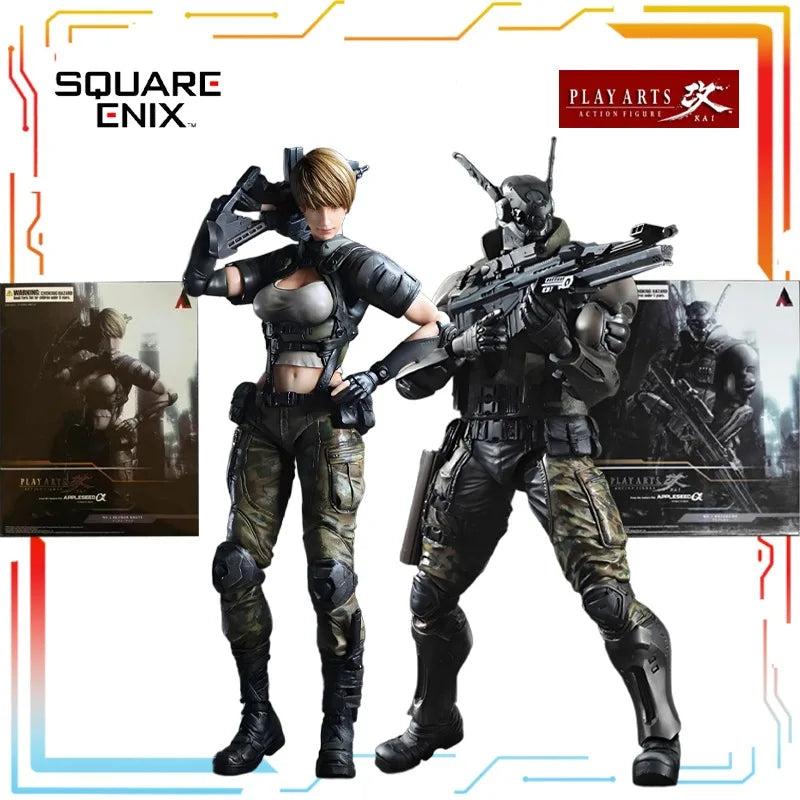 SQUARE ENIX  PLAY ARTS modified Finished movable doll Apple Nuclear War Chronicles Anime Action Figure Model Toys Gifts For boys