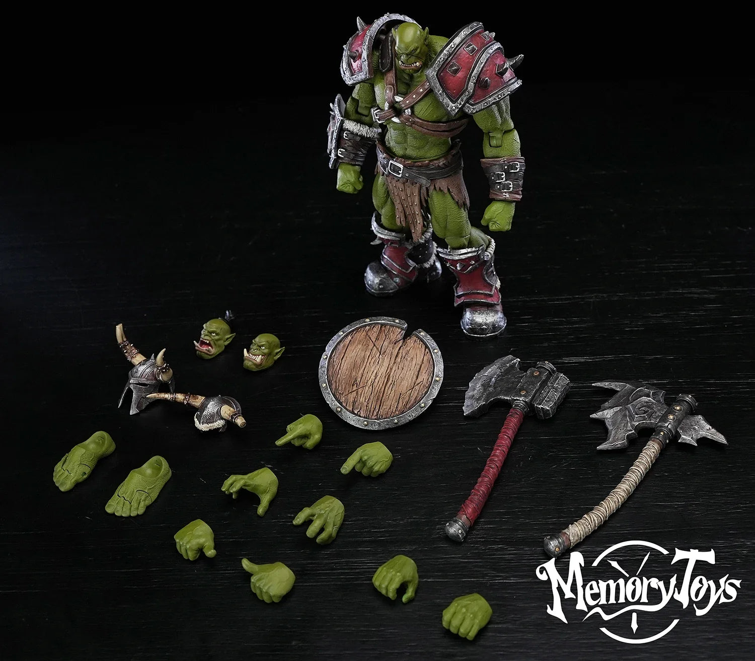 In Stock METYTOYZ Memorytoys Original Orc Mercenary Captain Kargath Action Figure - Anime Model Toys for Hobbyists