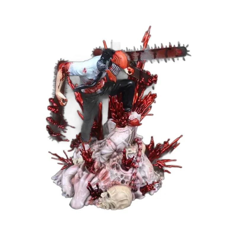 29cm Chainsaw Man Anime Figure Denji Makima Power Action Figure Chainsaw Man Pochita Figurine Adult Collectible Model Doll Toys