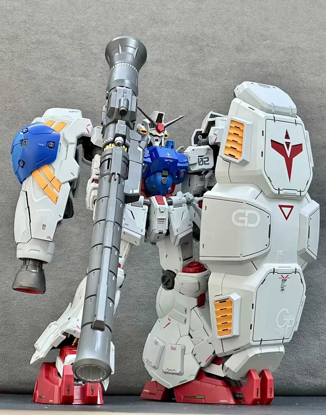 In Stock Solomn Axis 1/100 Mg Rx-78gp02a Physalis Assembly Model Kits Plastic Skeleton Action Figure Robot Plastic Model Toys