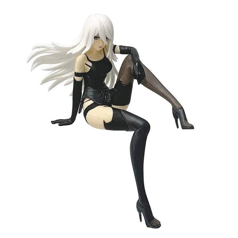 Original Sega NieR:Automata Ver1.1a Chokonose Premium Figure A2 YoRHa Type A No.2 Anime Figure Action Model Collectible Toys Gif