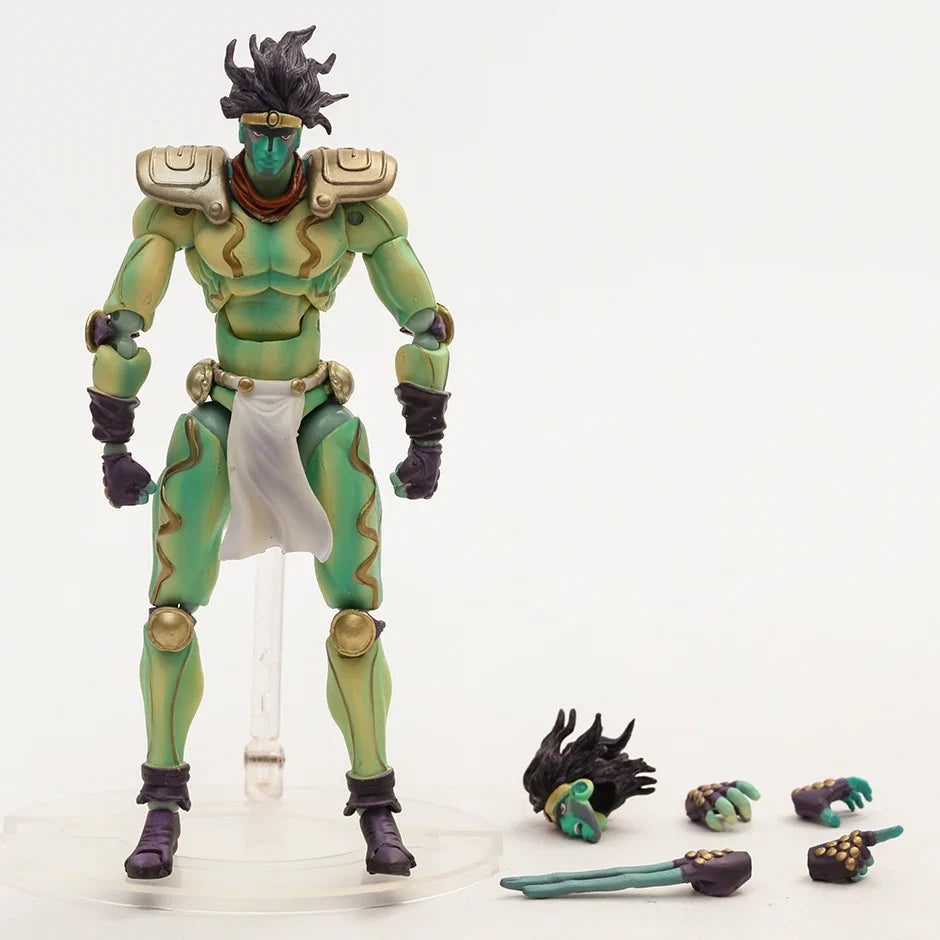 Jojos Bizarre Adventure Star Platinum Action Figure PVC Collection Model Toy Doll Brinquedos