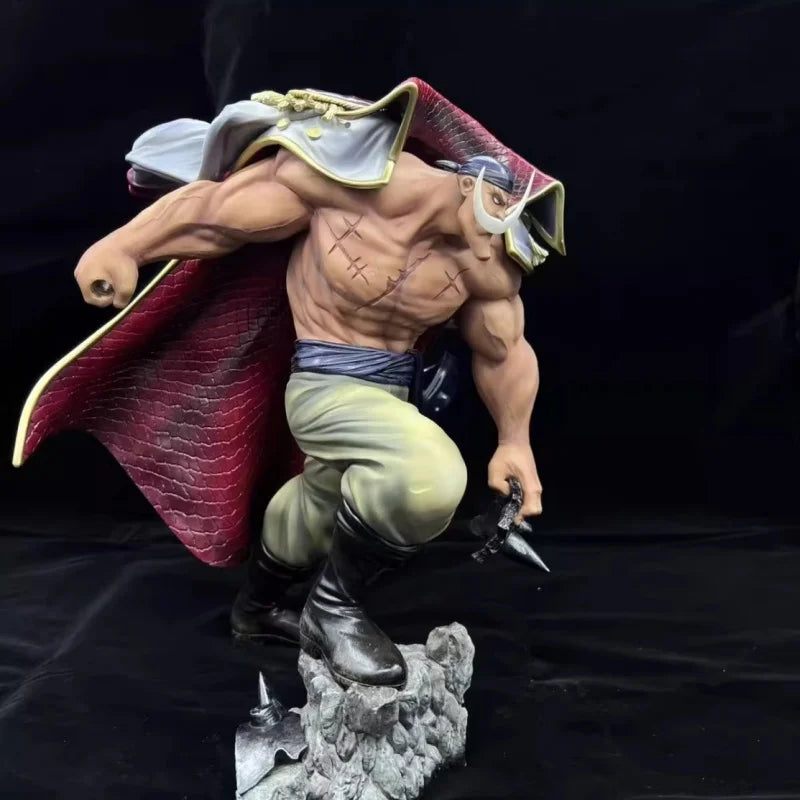 One Piece Whitebeard Edward Newgate Resin GK Figure - Luxury Anime Collectible Statue with Detailed Base Whole Body Sculpture