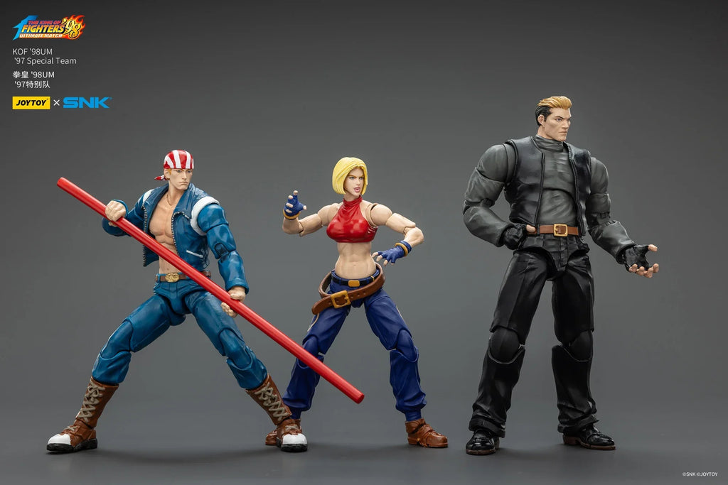 JOYTOY KOF '98UM '97 Special Team Ryuji Yamazaki Billy Kane Blue Mary Action Figure Model Toys Collection Kit  Gift
