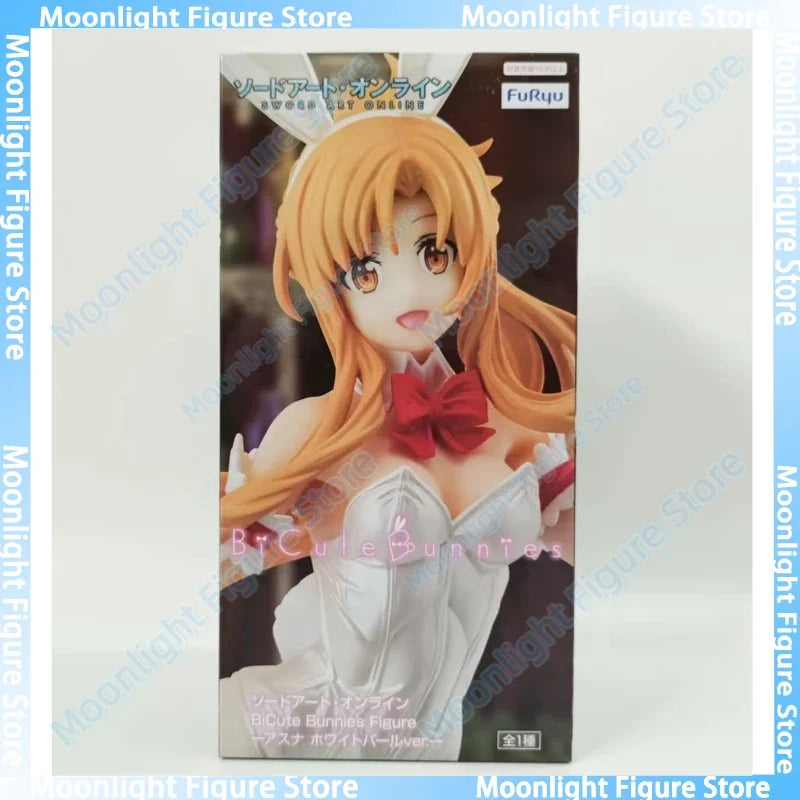 In Stock FuRyu BiCute Bunnies Sword Art Online Yuuki Asuna Bunny Girl Desktop Cute Anime Action Figure Toy Gift Model Collection