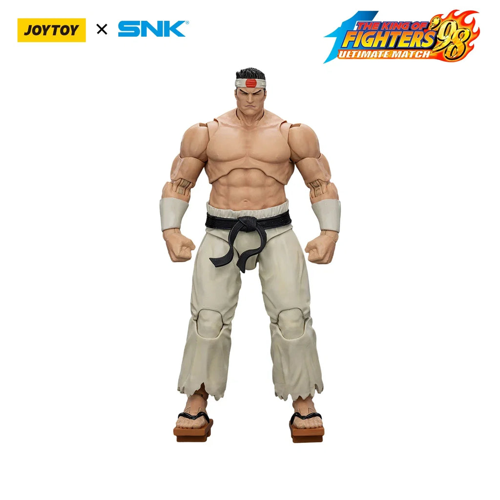 JOYTOY SNK 1/18 Action Figures KOF 98UM Hero Team Kyo Kusanagi Goro Daimon Benimaru Nikaido