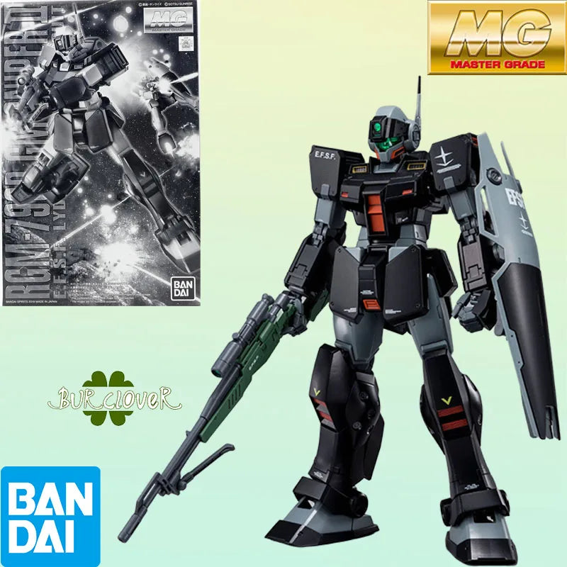 Bandai Original MG Online-Exclusive GM Sniper II RGM-79SP 1/100 Anime Action Figure Assembly Model Toys Gifts For Children