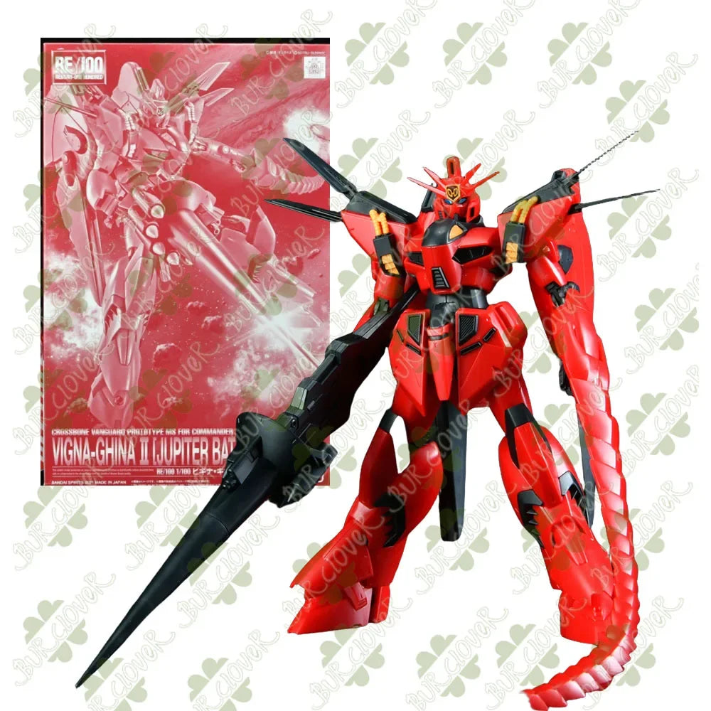 BANDAI Official GUNDAM RE Series 1/100 ZMT-S126G SHOKEW AMX-107R REBAWOO Limited & Special Versions Anime Action Figure