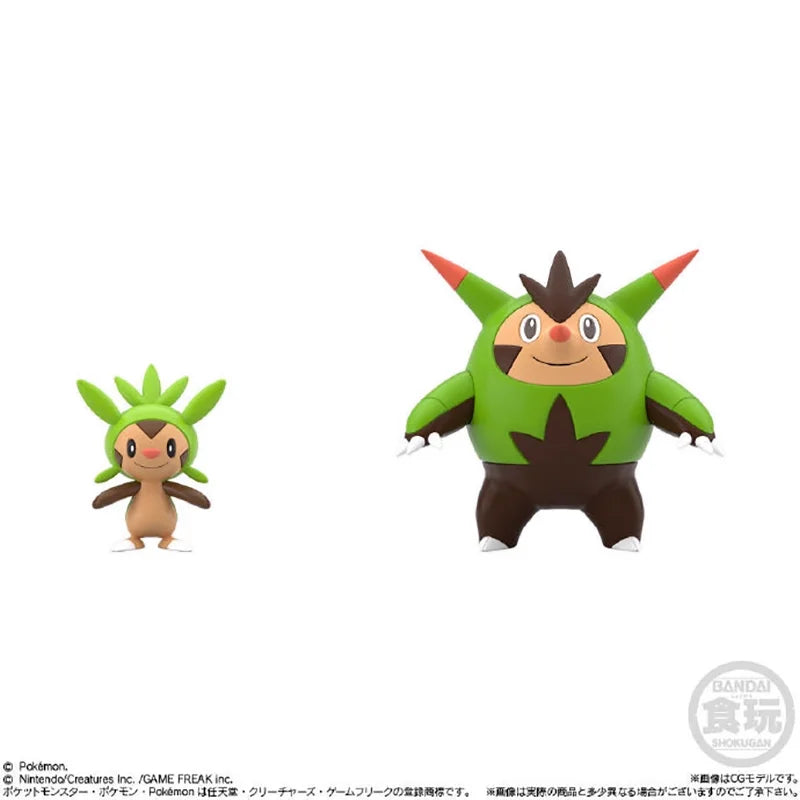 Original BANDAI Pokemon SHOKUGAN Kalos Region Serena Sylveon Greninja Action Figure Toy Pocket Monster Doll PVC Model Collector