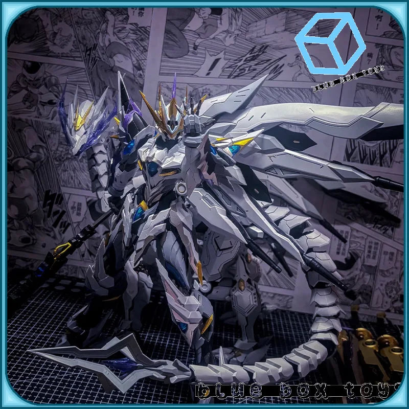 [New] In Stock Motor Nuclear Ao Bing MNP-XH03W Alloy Skeleton With Dragon Action Figure MG 1/100 Assembly Model Collect Toy Gift