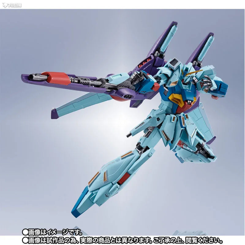 Bandai Original Mobile Gundam METAL ROBOT RGZ - 91B Re - GZ CUSTOM Anime Action Figures Toys for Boys Gift Model Ornaments