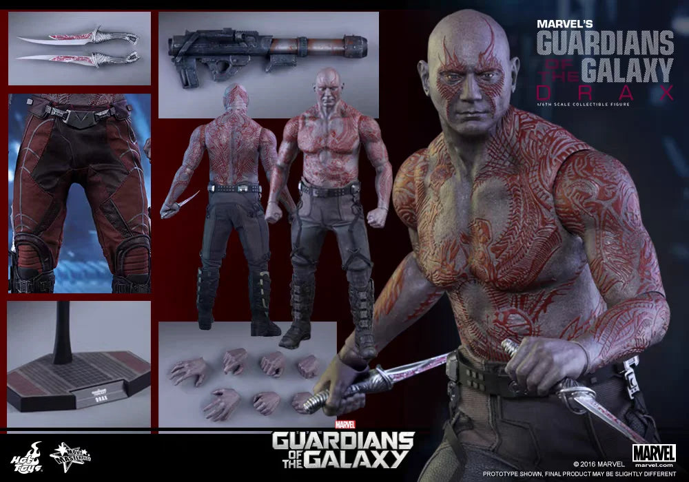 【MT】Original Hottoys MMS355 Marvel GUARDIANS OF THE GALAXY DRAX SAMMELFIGUR IM MASSSTAB 1:6