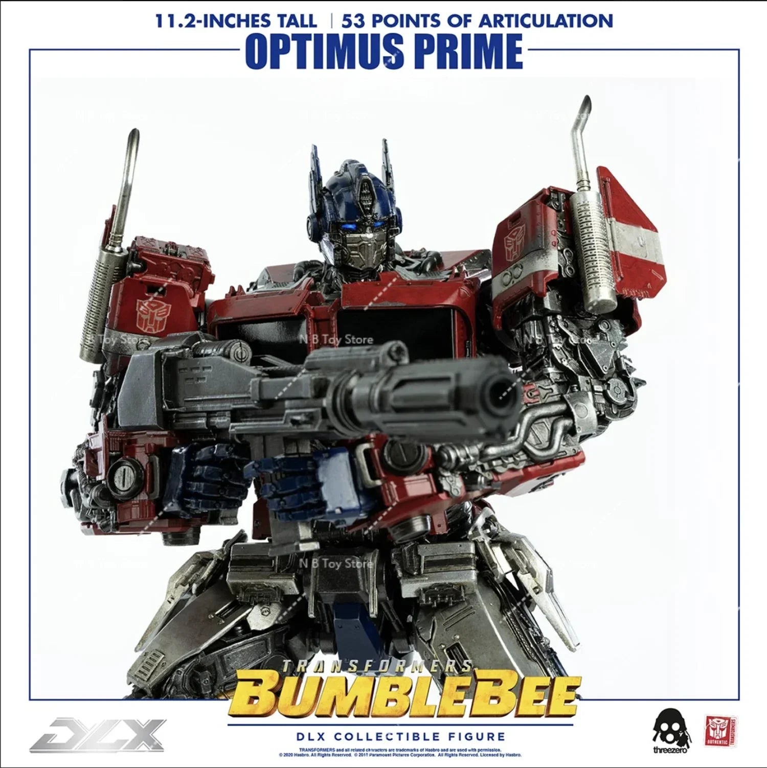 Original ThreeZero 3A G1 MDLX Transformation DLX T6 OP Prime 53 Points of Articulation High Quality Action Figure with Box