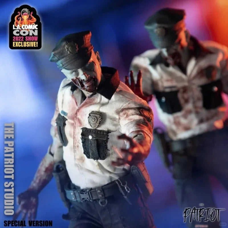 Auf Lager 1/12 Echte Patriot Studio Resident Evil Polizisten Jack Clausa Motten Zombie Actionfiguren Sammlung Fan Geschenk