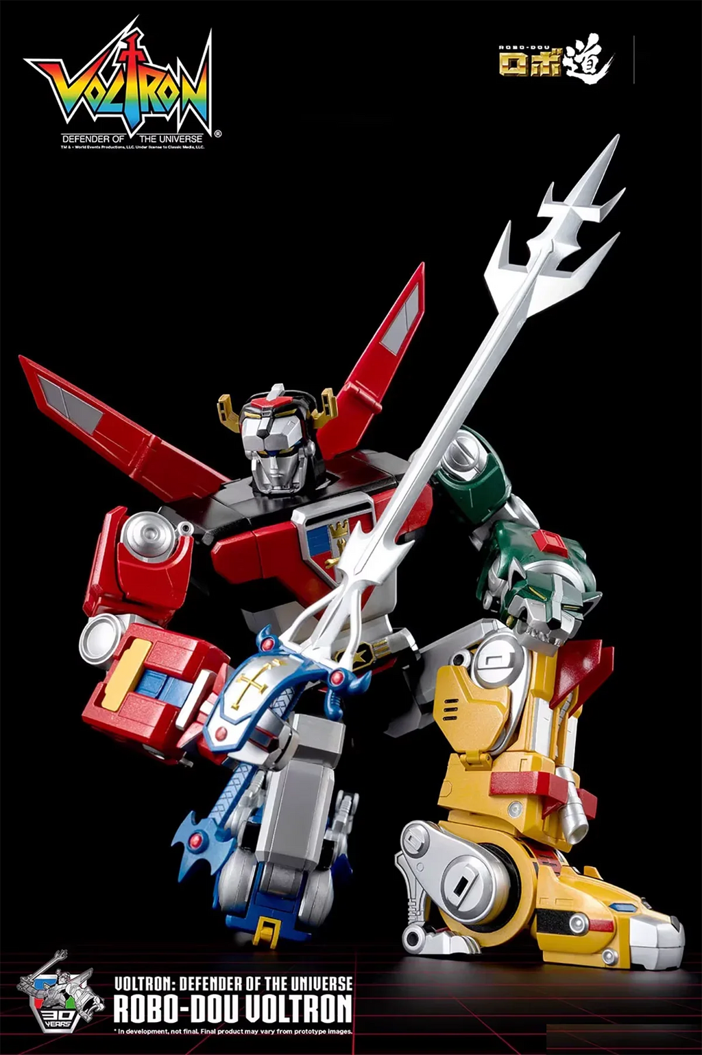 Original 3A ROBO Road 3Z02050W0 Voltron: Defender of the Universe movable finished product Action Figure Model 27CM
