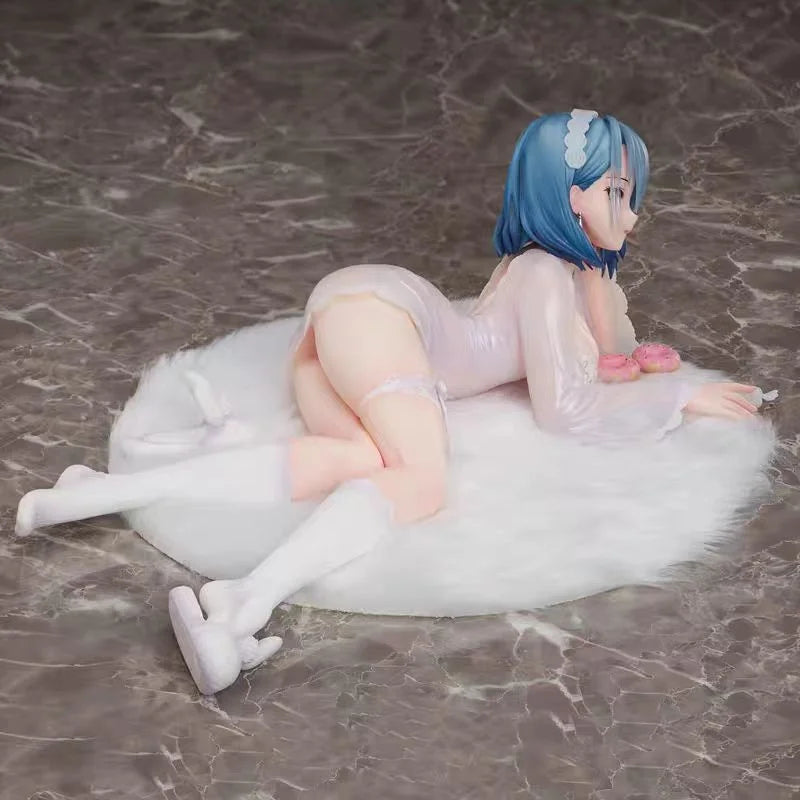 Sexy Anime Girl Collectible Figure Car Decoration Gift Static Model Toy Metal Material Adult ence Collectibles
