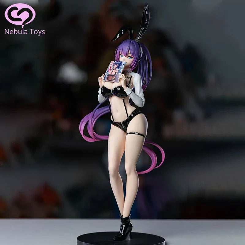 New Office Yuna Figure Sexy Girl Anime Figurine Pvc Bunny Girl Statue Model Doll Room Ornament Collection Toy Christmas Gifts