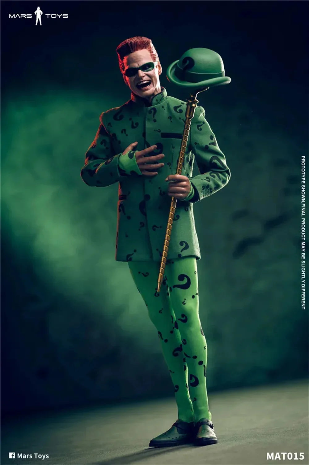 Mars Toys MAT015 1/6 Scale Classic Film Male Characters Jim Carrey Double Headed Sculpture Full Set 12' Action Figure Model