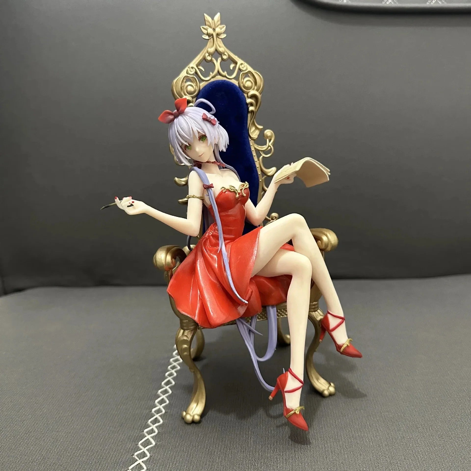 Vsinger Virtual Idol Luo Tianyi Figure Secret Realm Flower Court Collection Anime Periphery Figure Model Toys Doll Kids Gifts