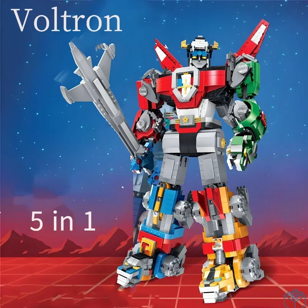 2025 Hot Toy 2321pcs Voltron 21311 Deformable Model Toys 5 in 1 Defender Universe Building Block For Christmas Birthday Gifts