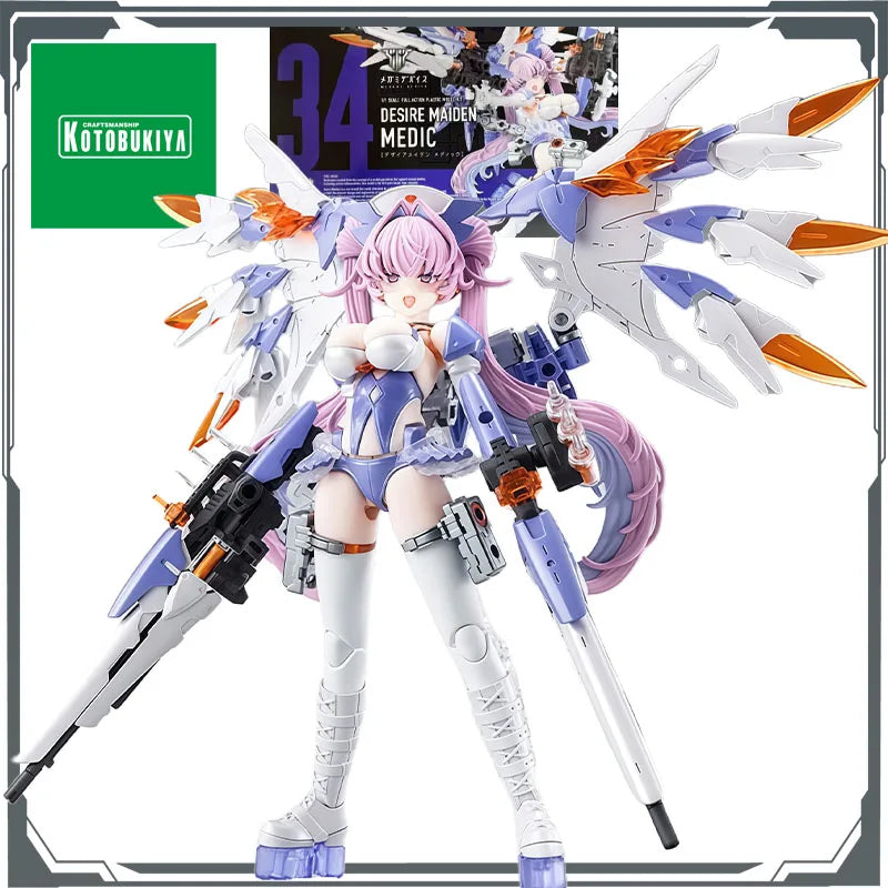 KOTOBUKIYA Original MODEL KIT Megami Device Desire Maiden Nurse Anime Action Figure Assembly Model Toys  Model Gifts for Boys