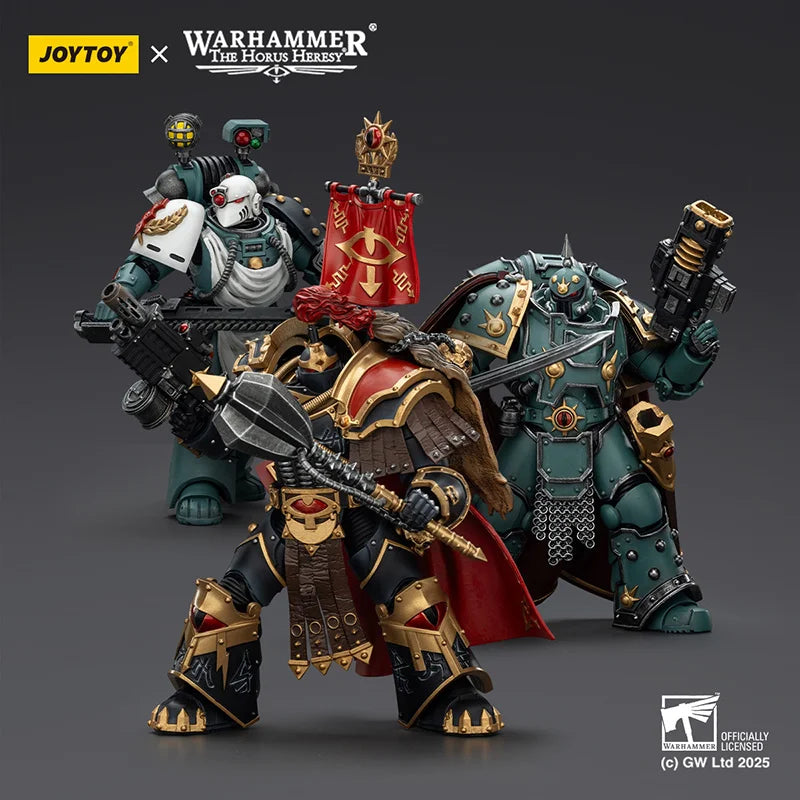 JOYTOY Warhammer The Horus Heresy 1/18 Sons of Horus Legion Champion Apothecary Figurine Soldier Action Figure Model Toys
