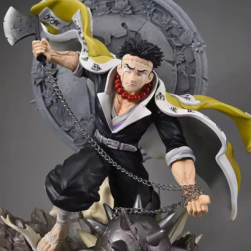 Demon Slayer 41cm Himejima Gyomei Anime Figure Pvc Model Gk Large Statue Boys Collection Desktop Decoration Ornament Toys Gift