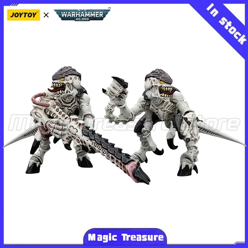 【MT】 JOYTOY 1/18 Warhammer 40K Action Figure Tyranids Hive Fleet Leviathan Termagant with Spinefists Spike Rifle Model Toy