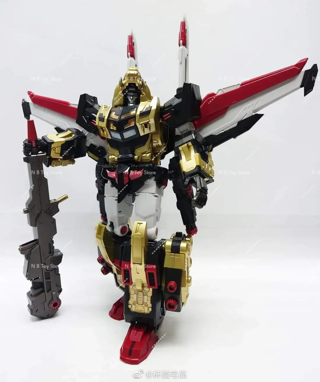 Action Character Transformation Toy Planet X PX-C03, PXC03, IDW, Lion King, Short Wings, Short Wings, Star Knowledge, Box Robot