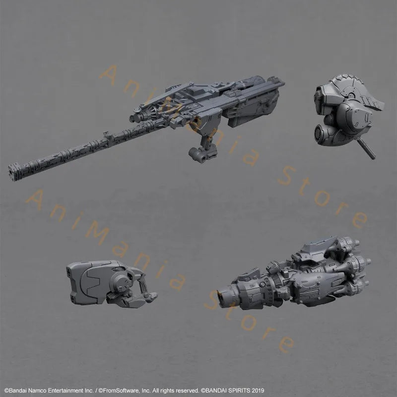 Assembly Bandai in Stock Original 30MM ARMORED CORE VI FIRES OF RUBICON ARQUEBUS ADD VE-40A OPEN FAITH Anime Action Figures Toys