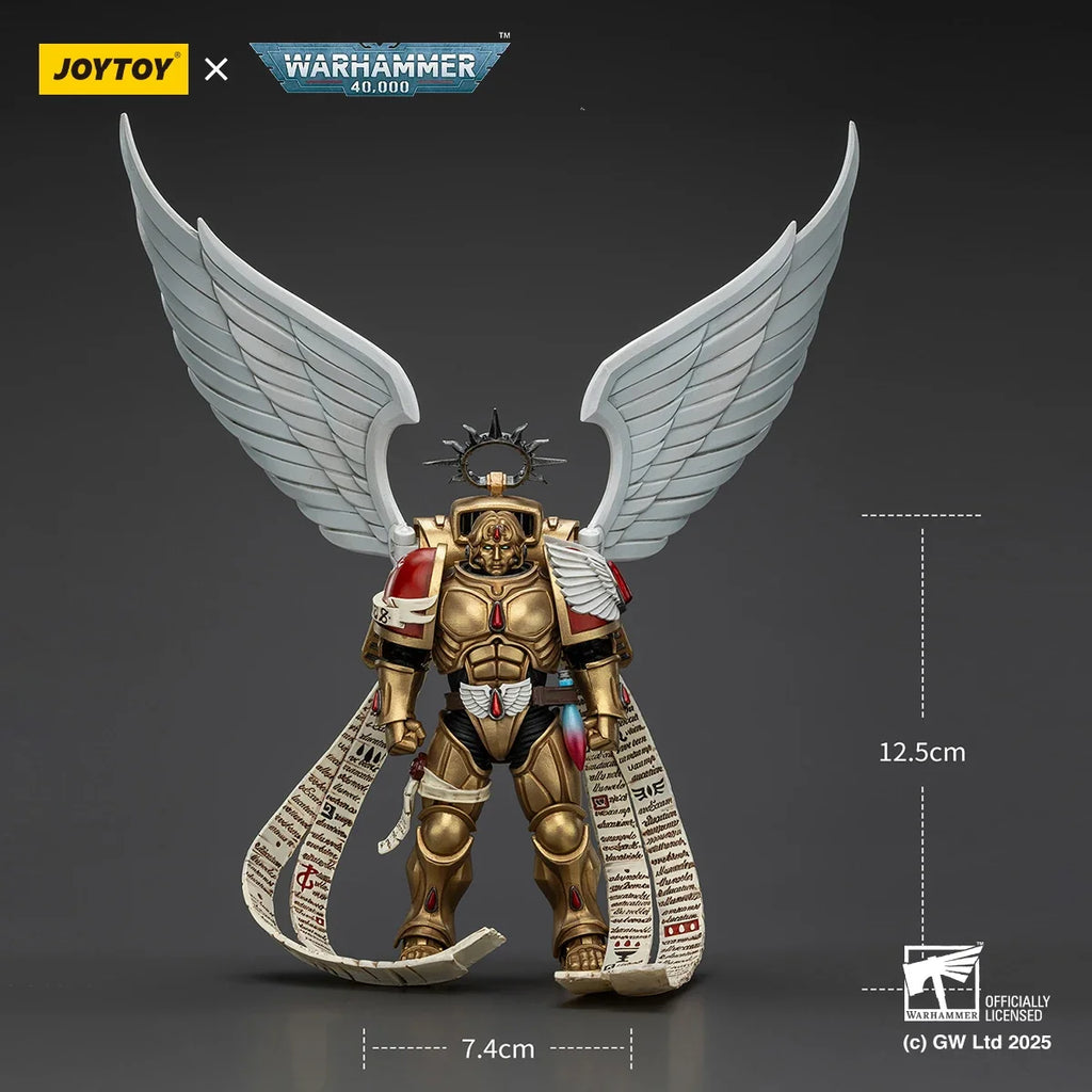 JOYTOY Warhammer 40K Action Figure 1/18 Blood Angels The Sanguinor With Encarmine Broadsword Collection Model Anime Figurine Toy