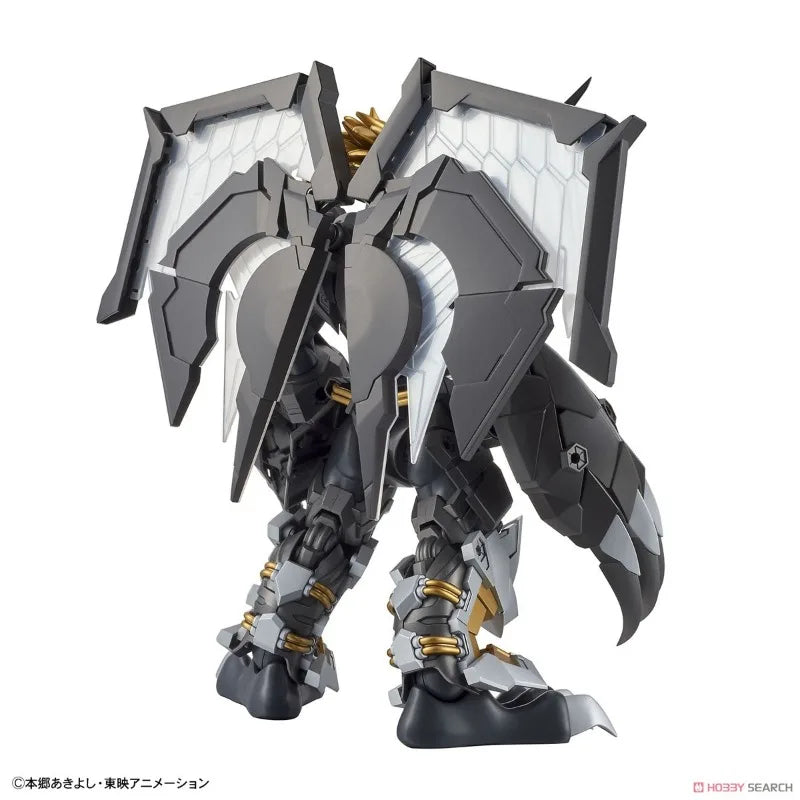 Bandai Original Genuine Digimon Adventure 02 Black WarGreymon Figure-rise Standard Amplified Assembly Models Action Figures Toys
