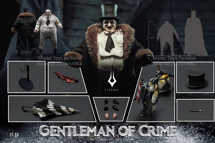 Eternal Toys ETX8 1/6 Collectible Toys The Penguin Gotham Gentleman Villain Criminal Full Set 12inch Action Figure Model Gifts