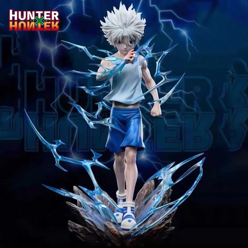 Hunter×Hunter Anime Figures Killua Zoldyck Figure Manga Action Figure PvVC Action Figure Model Statue Collection Decoration Toys