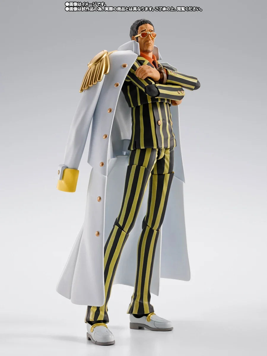 Presale Original Bandai ONE PIECE S.H.Figuarts SHF Borsalino Future Island Egghead Action Figure Animation Toy Gift Model Toys