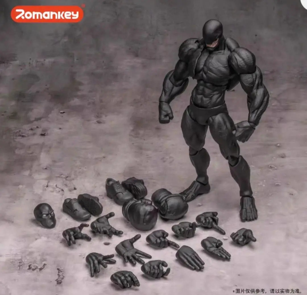 Auf Lager, Original ROMANKEY Big Guy 2025 Limited Venom Edition 1/12 Actionfigur Modell, Sammlerstück Geschenk