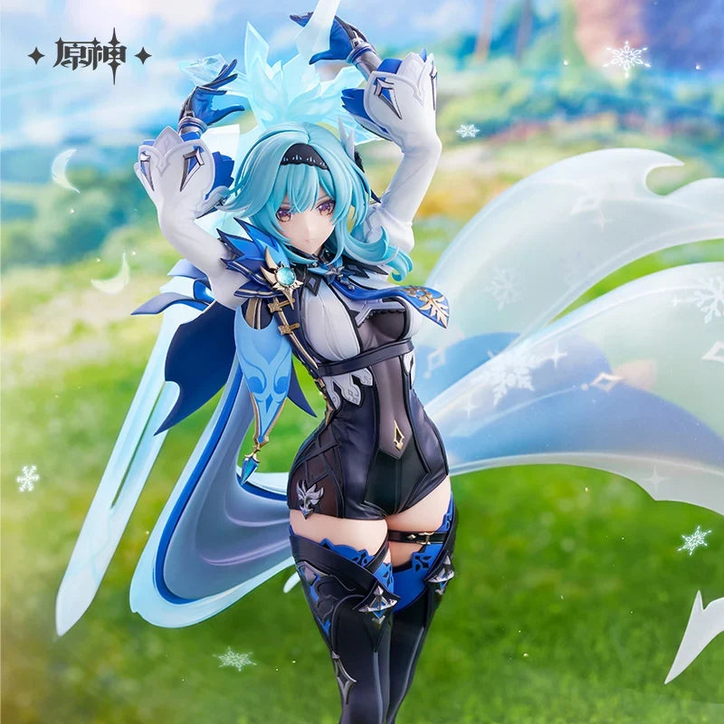 Genuine Genshin Impact Figure Eula The Swirling Dance Of Waves 1/7 Action Figurine Pvc Model Statue Toys Ornament Xmas Gifts