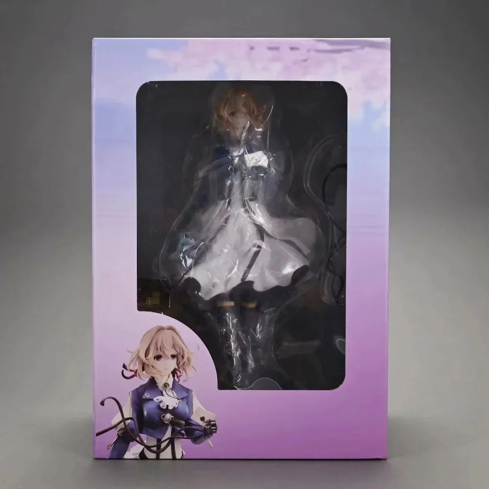 28cm GK VIOLET EVERGARDEN Anime Girl Figure Violet Evergarden Action Figure Sexy Figurine Collectible Model Doll Toy
