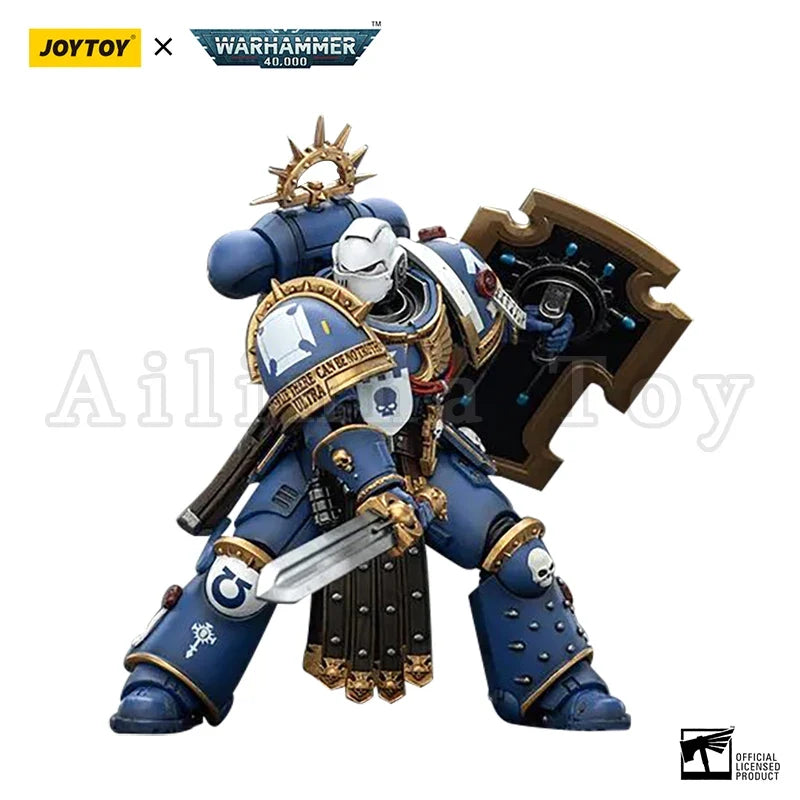 JOYTOY 1/18 Action Figure 40K Ultramarines Titus Metaurus Levantus Torvald Anime Toy