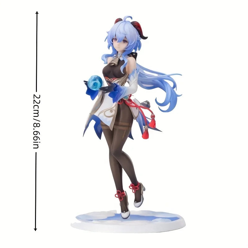 Genshin Impact Anime Figures, GANYU Doll, Action Figures, Toys for Kids Girl, Room Decoration, Gifts for Christmas, 22cm Model