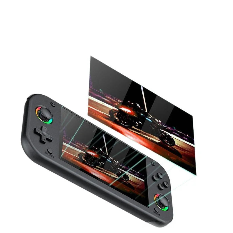 M26 Retro Handheld Game Console 5 Inch 3D Large Screen 4K HDR 20000+ Games 30+ Emulators Support PSP RGB Portable Gaming Device