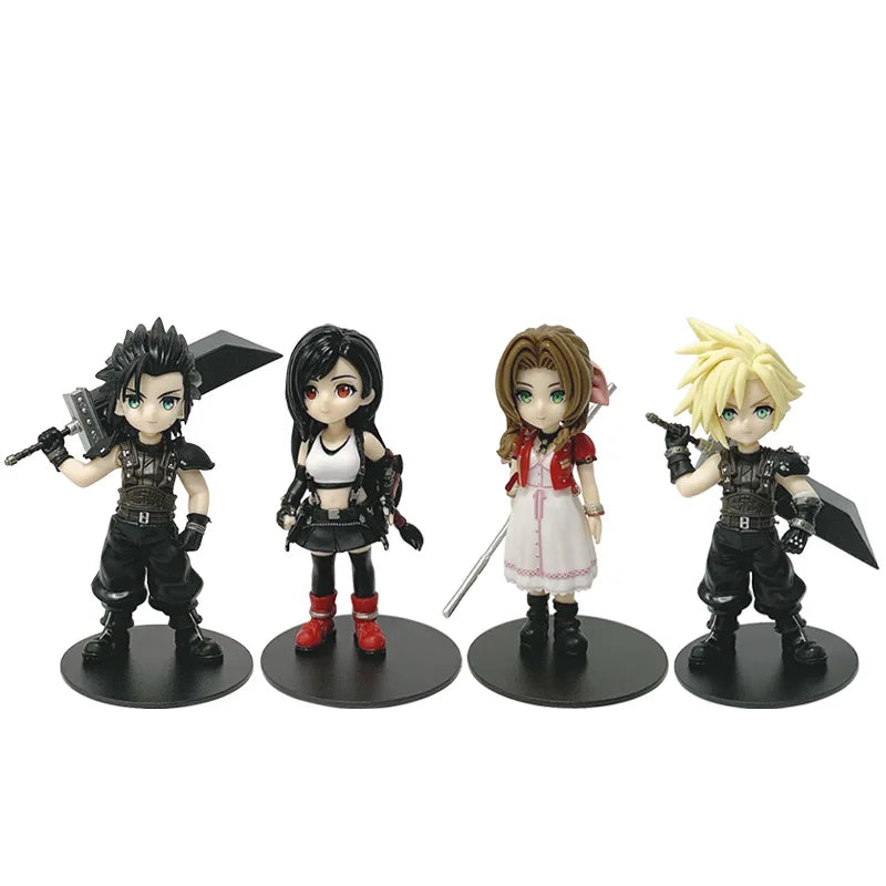 Final Fantasy 7 Rebirth Q Edition Tifazak Scroud Alice Handmade Model Ornament Scenery Surrounding