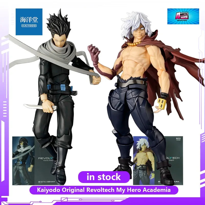 Kaiyodo Original Revoltech My Hero Academia Anime Action Figures Toys for Boys/Girls Collectible Model Ornaments Christmas Gift