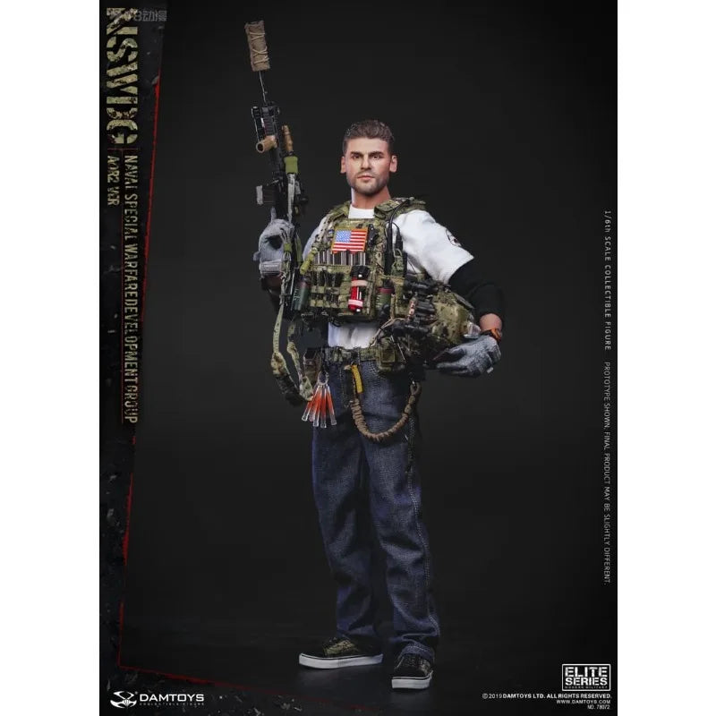 DAMTOYS Original ELITE SERIES Series US Navy Special Operations Squadron AOR2 Camouflage Version Mobile Soldier Model Collect