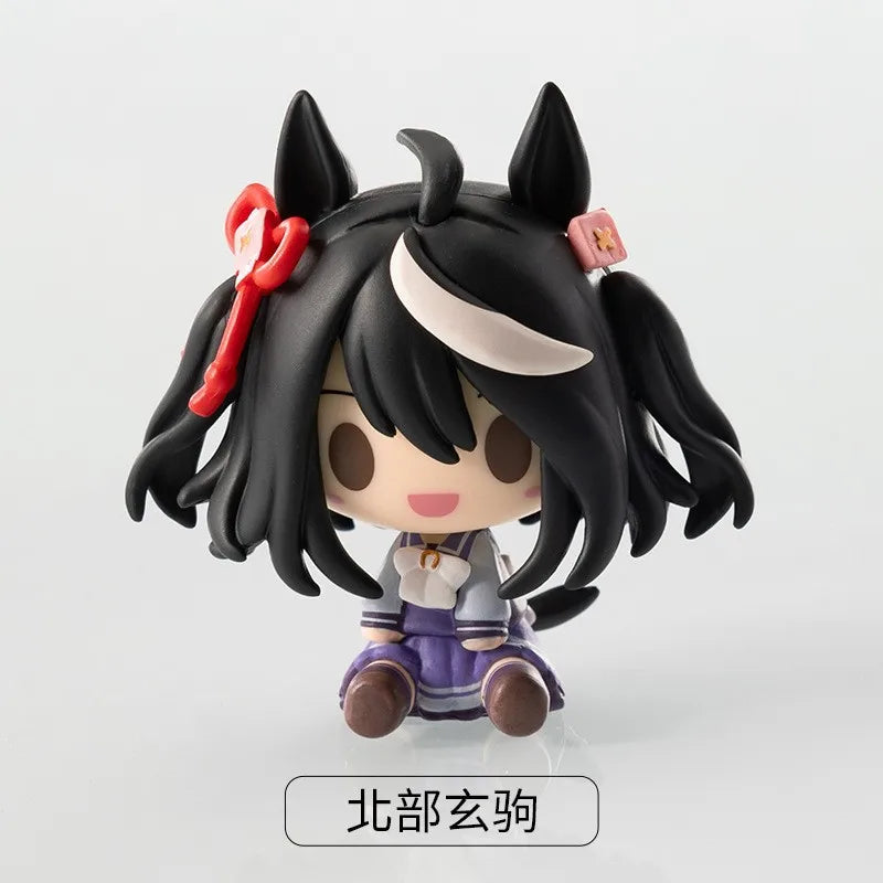 Anime Surrounding anime Q Version Sitting Horse Racing Niang Donghai Emperor Hakimi Car Chassis Manual Model