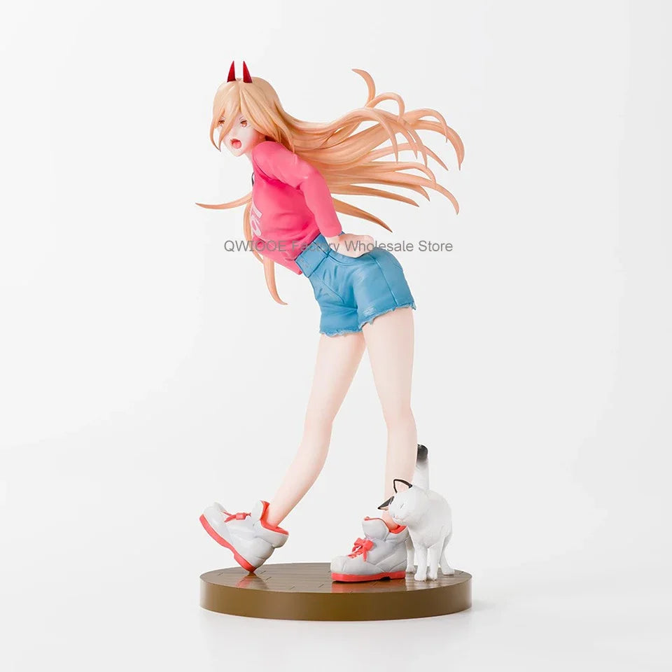 SEGA Chainsaw Man Action Figure, 20cm Power Motion Collectible, Denji PVC Model for Adult Collection Adult Anime Collectible Toy