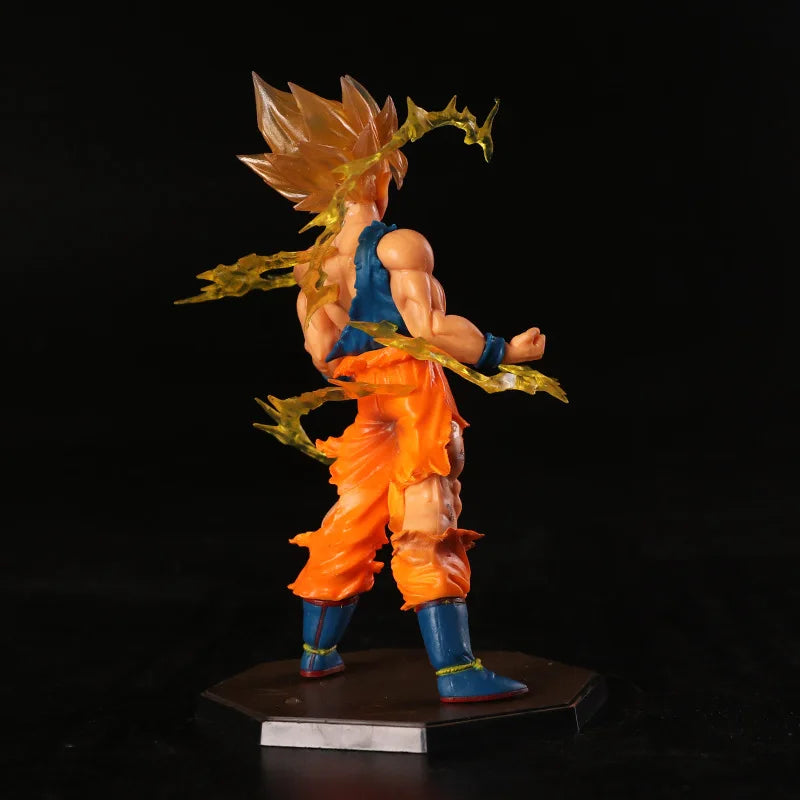 18CM Anime Figure Dragon Ball Z Super Saiyan Son Goku Action Figure Model Toy Collectible Model Doll Ornament Kids Children Gift