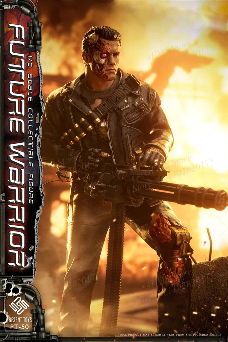 PRESENT TOYS PT-sp50 PT-sp51 1/6 Scale Collectible Figure Future Warrior T800 Arnold Schwarzenegger Full Set 12Inch Men Soldier
