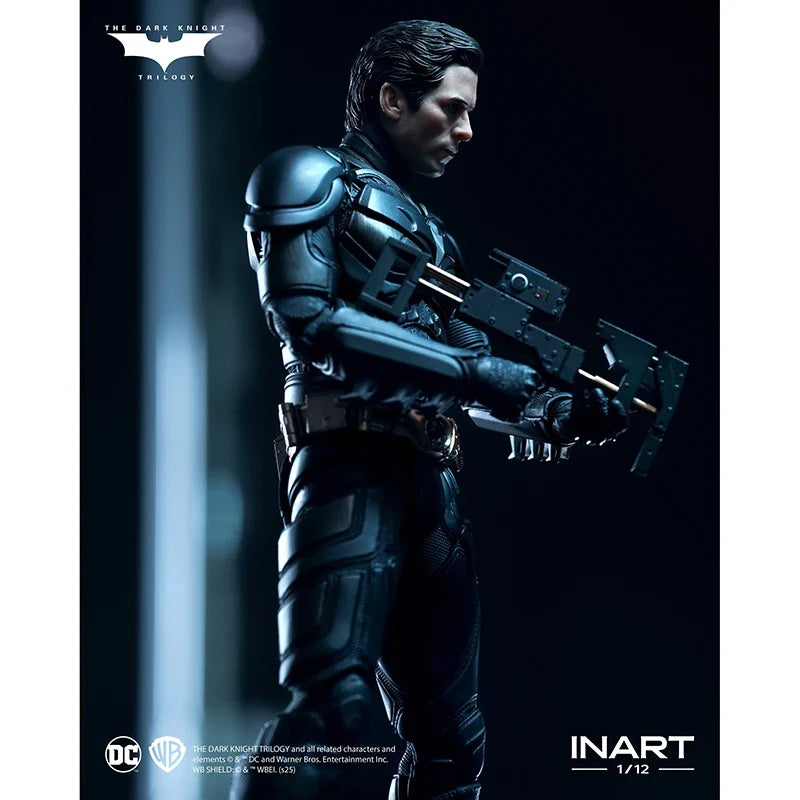Original Inart 1/12 The Dark Knight Rises Batman Action Figure Hg M0001 Delux Standard Ver Anime Action Collection Figures Model